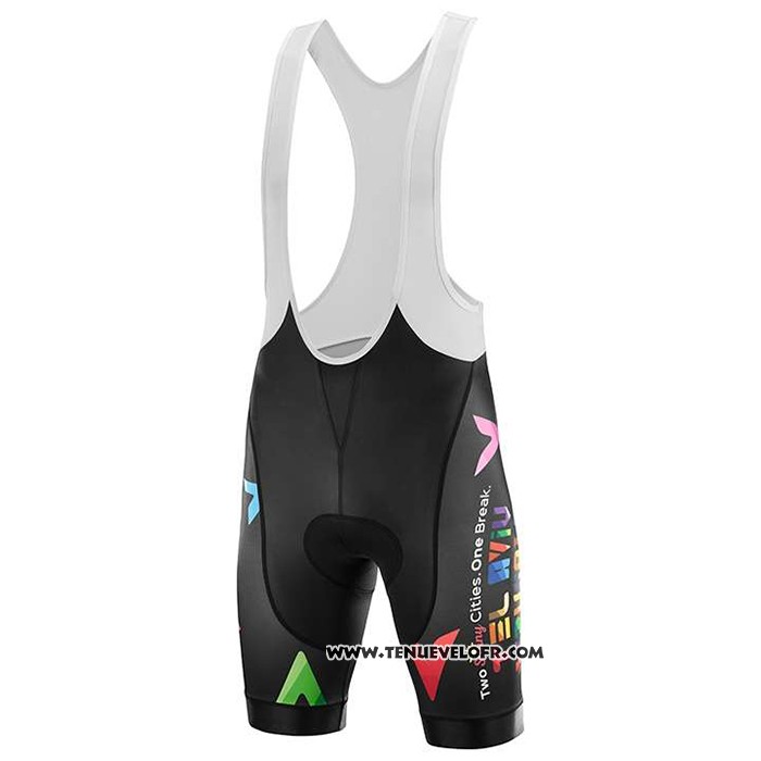 2020 Maillot Ciclismo Israel Cycling Academy Bleu Clair Blanc Manches Courtes et Cuissard